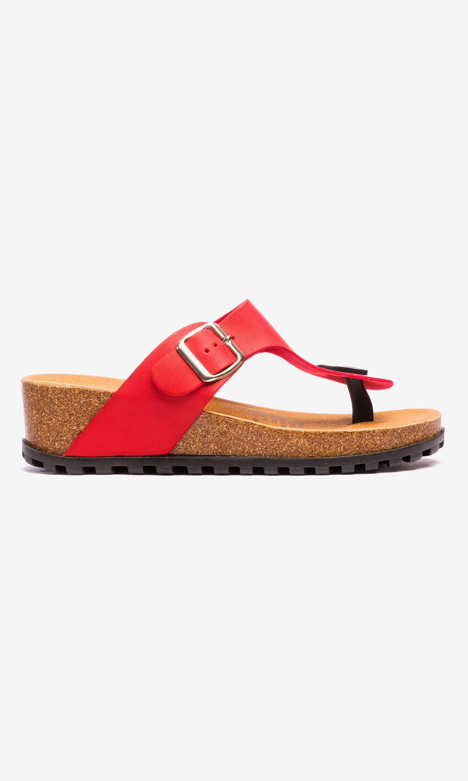 Sandalia Mujer Rojo Razo Chancleta Chancleta